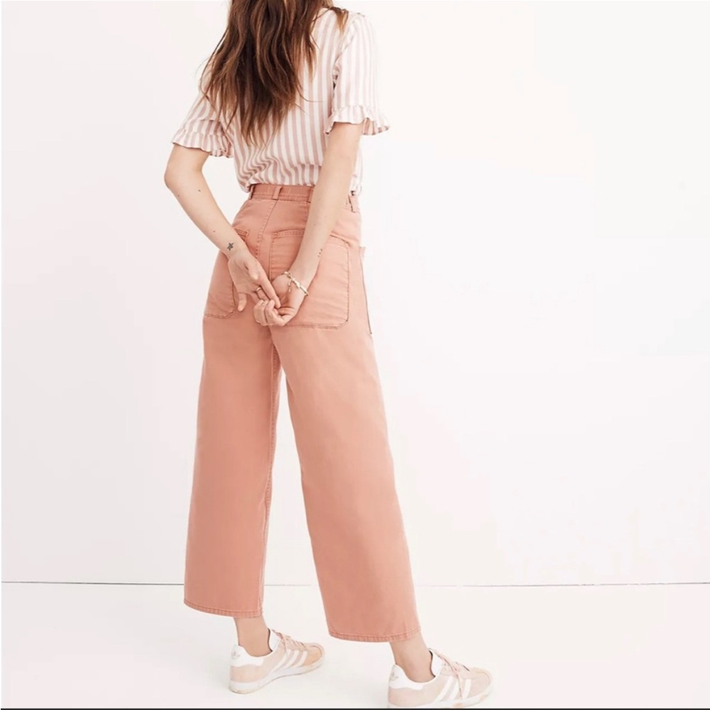 Wide leg, blush madewell pants size 26